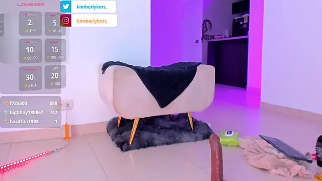 הופעת וובקאם של Kimberlykors