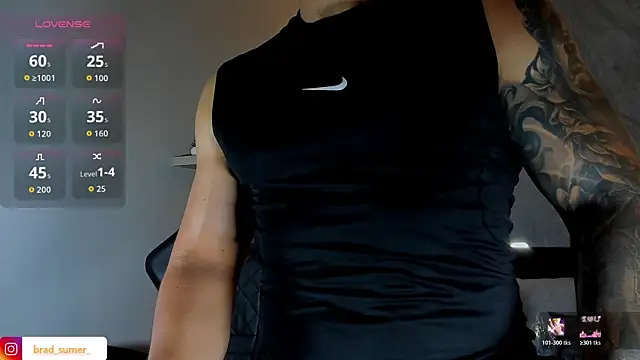 Brad_Summer Шоу с уебкамера