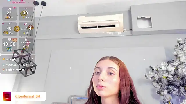 Cloedurant Adlı Modelin Canlı XXX Sohbeti