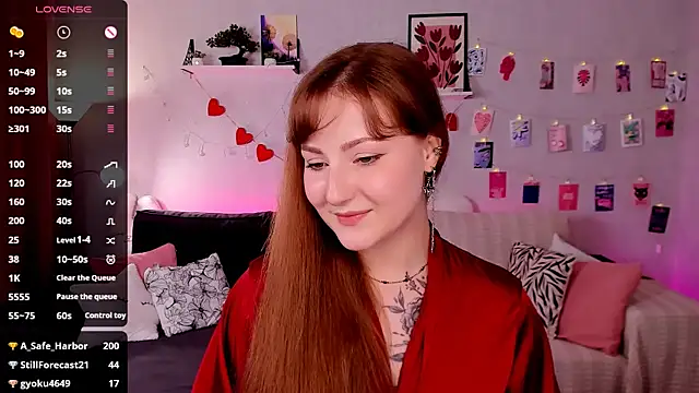 Chat XXX en directo de velvet_cherry_