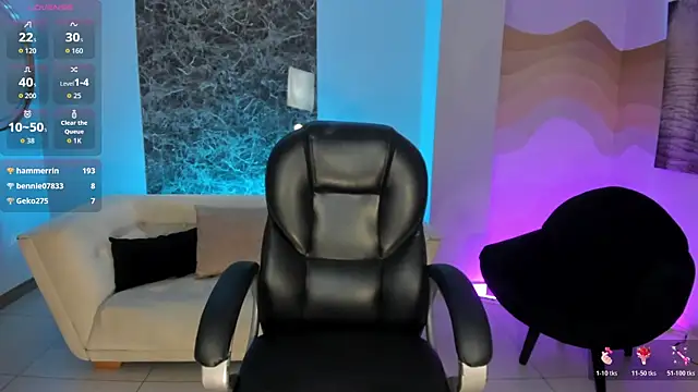 MorganHicks élő XXX-chatje