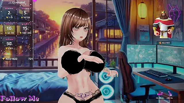 Chat +18 de Hanaedamngirl ao vivo