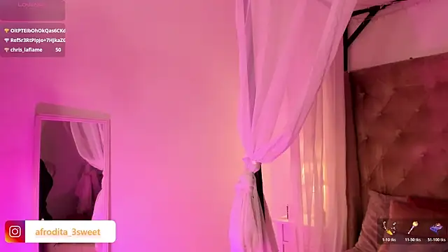 Afrodita_sweeet élő XXX-chatje