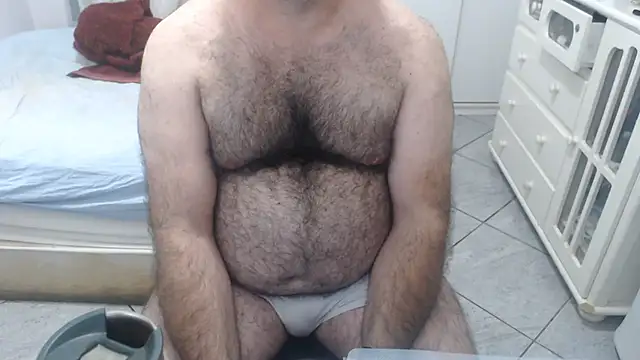 Show de MysterBearMG na webcam