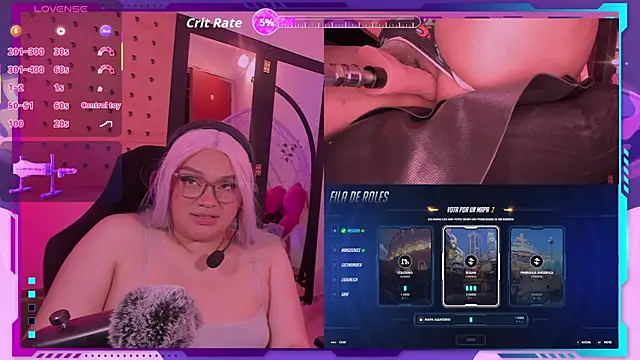 Chat +18 de MegariaB ao vivo