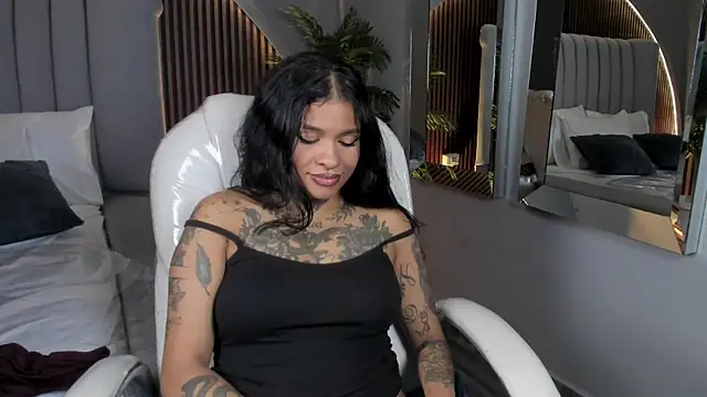 Show de LiliLanner na webcam