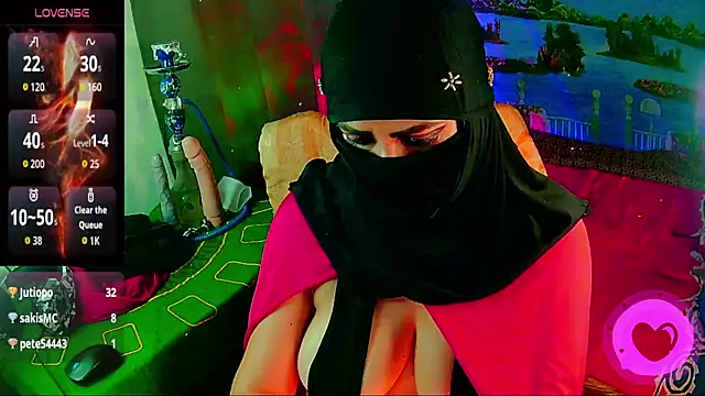 Show webcam de SultanaLayla