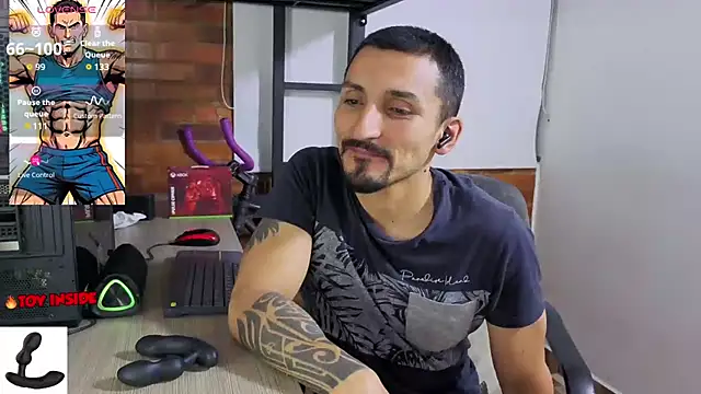 Marck_Muscle Pertunjukan Webcam