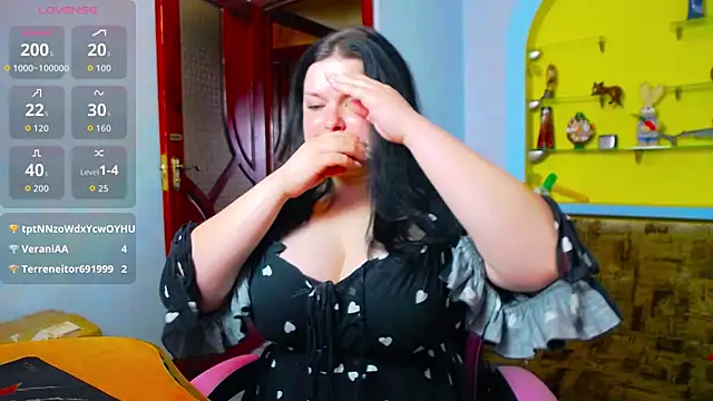 Linasexy777 élő XXX-chatje