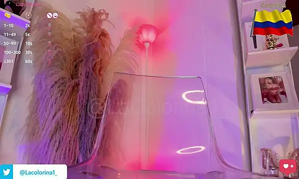 צ'אט XXX בשידור חי של Lacolorinaa