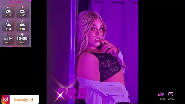 Chat +18 de Melody_p ao vivo