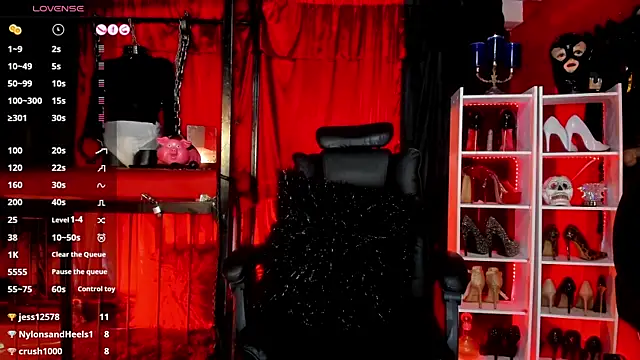 Chatroom XXX en direct de MistressAndre