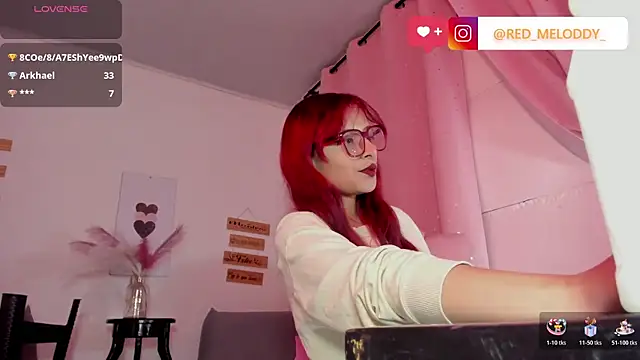RedMeloddy Chat XXX in diretta