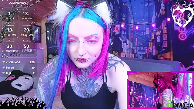 Chatroom XXX en direct de NekoCyber