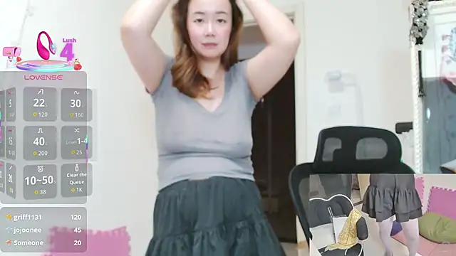 sallycui élő XXX-chatje