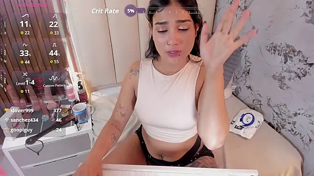 Chatroom XXX en direct de NINAMARTINS
