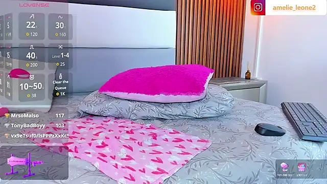 AMELIELEONE 라이브 XXX 채팅