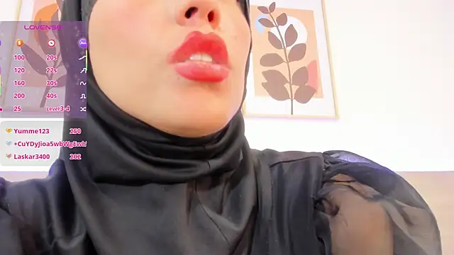 hanajameela Adlı Modelin Canlı XXX Sohbeti