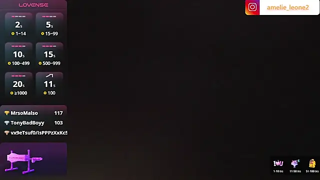 AMELIELEONE 现场XXX聊天
