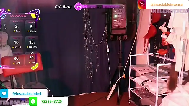 LaInsaciableIntensa's Live XXX Chat