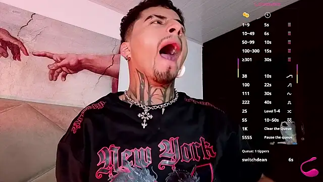 Show modela JuanCamiilo_66 na web-kameri