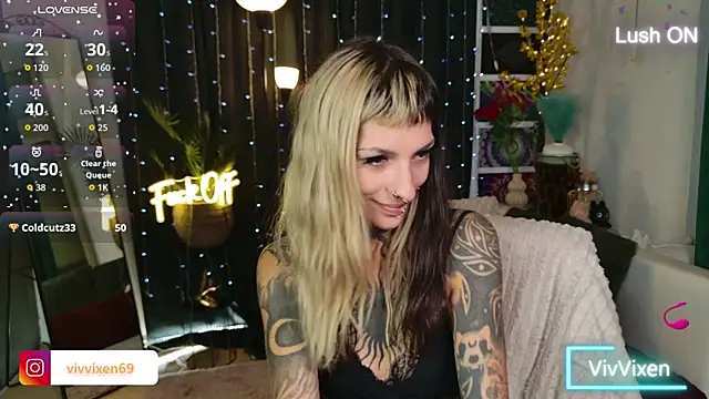 VivVixen Adlı Modelin Canlı XXX Sohbeti