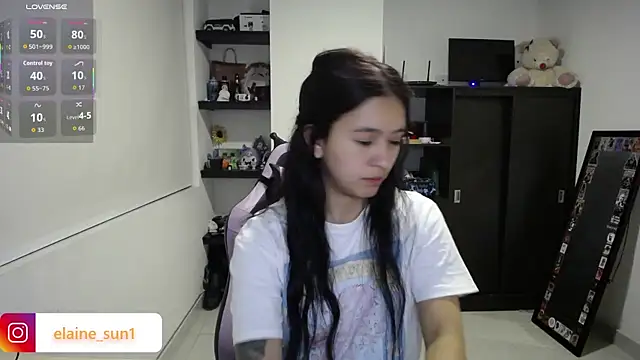 Chat +18 de elaine_sun1 ao vivo
