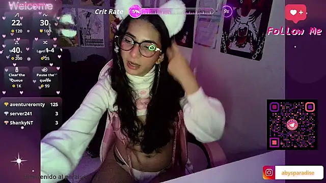 XXX chat uživo modela Abysparadise