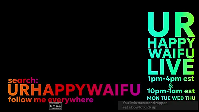 urhappywaifu 라이브 XXX 채팅