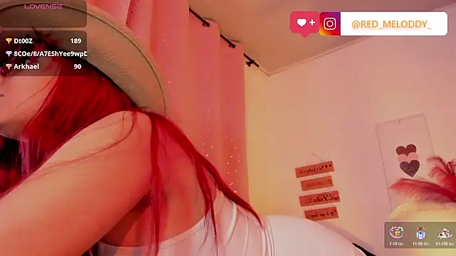 RedMeloddy Chat XXX in diretta