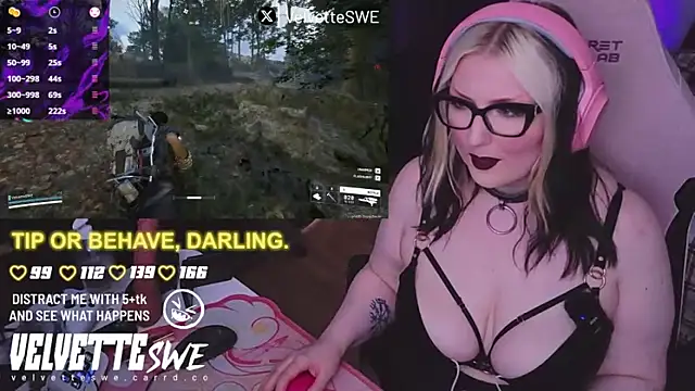 VelvetteSWE 라이브 XXX 채팅