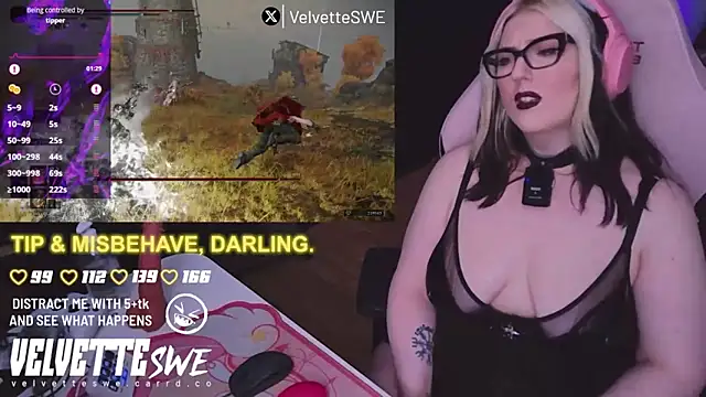 VelvetteSWEのライブXXXチャット