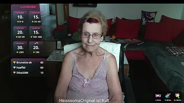 HeisseomaOriginal Adlı Modelin Canlı XXX Sohbeti