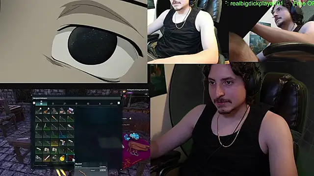 BigDickPlaya101 élő XXX-chatje