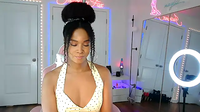 הופעת וובקאם של JazmineFoxx