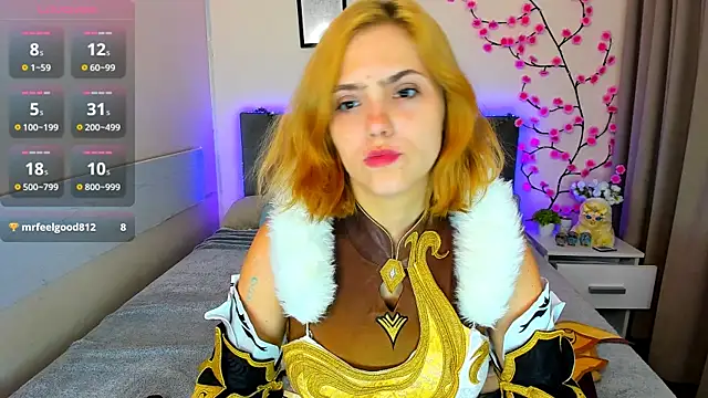Chat +18 de DellaRows ao vivo