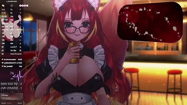 LewdFoxy_VT: онлайн-секс-чат