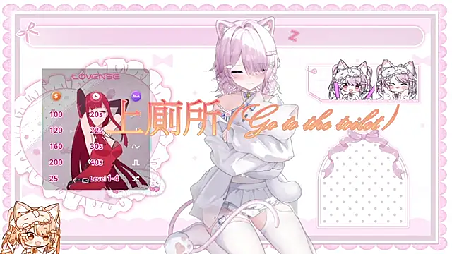 XXX chat uživo modela Fatis-Rin-Meow