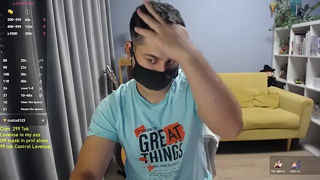 Chat XXX en directo de Tomguys