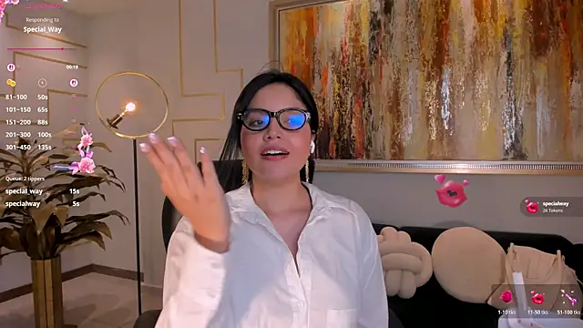 Chat +18 de NinaMichelle ao vivo