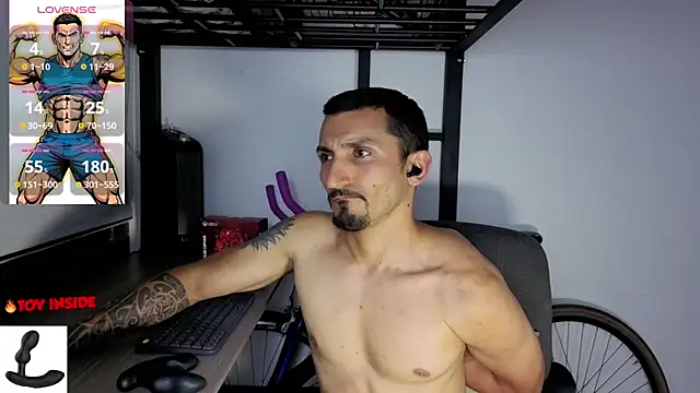 Pertunjukan Kamera Web Marck_Muscle