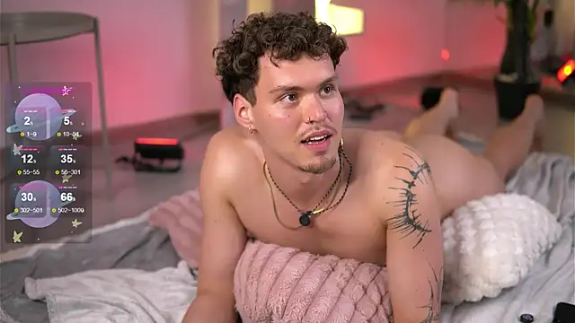 CurlyStarX élő XXX-chatje