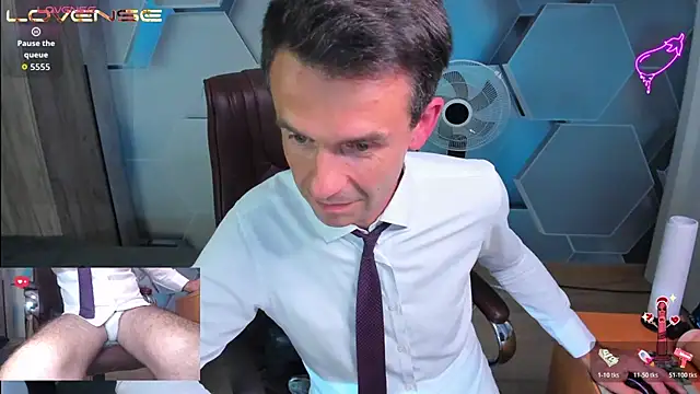 Show de SteveTiger na webcam