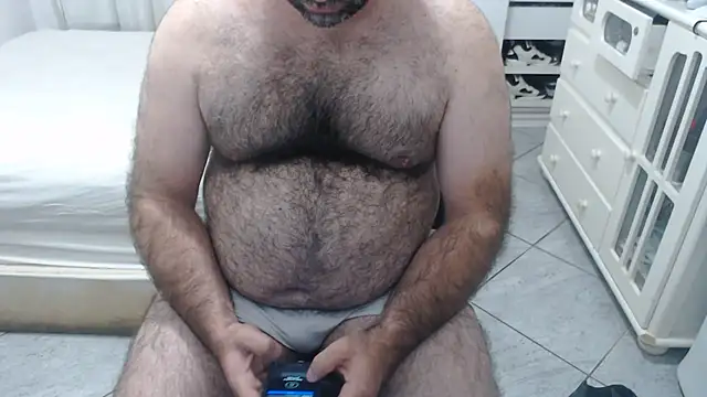 Show de MysterBearMG na webcam
