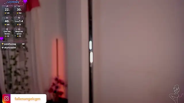 XXX chat uživo modela Fallengangel