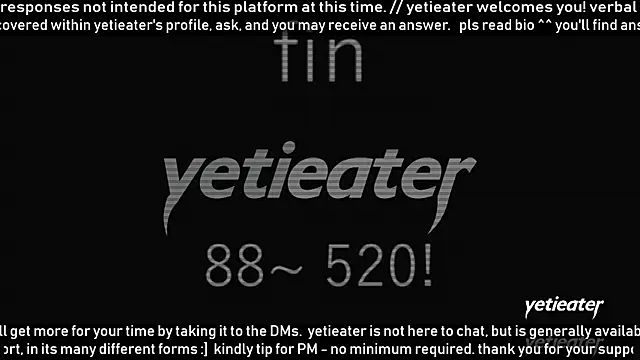 yetieater Live XXX-chat