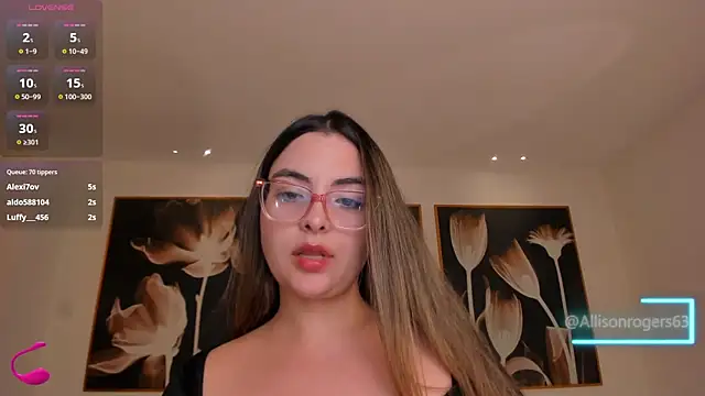 XXX chat uživo modela AllisonRogersX