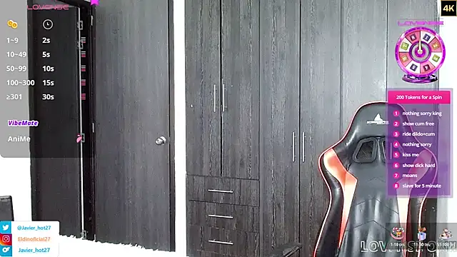 Chat XXX ao vivo de Javier_Hot27_