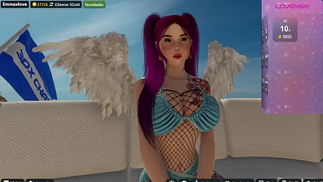 Show modela EmmaLove0 na web-kameri
