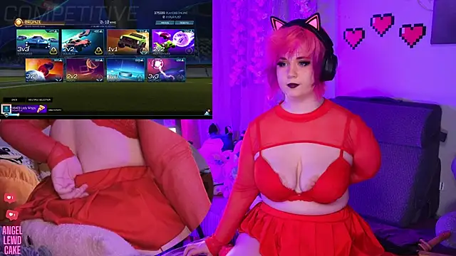 Angel-Lewd-Cake Adlı Modelin Canlı XXX Sohbeti